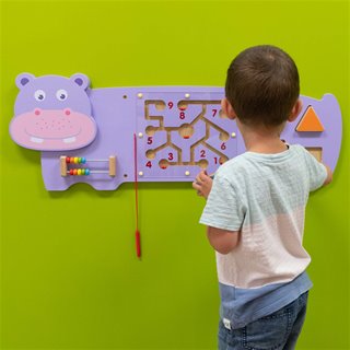 Wall toy hippo